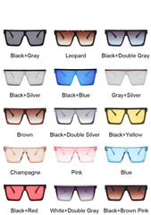 Men's Oversized "Cool Robo" Square Sunglasses