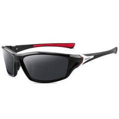 Men's Rectangular 'Downhill' Sunglasses