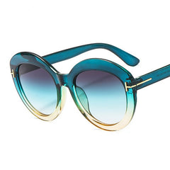 Women's Retro Round 'Galaxy' Plastic Sunglasses