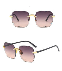 Women's Classic Vintage 'Infinity Beyond' Square Sunglasses