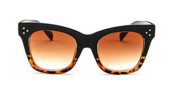 Women's Luxury 'Fine Line' Browline Sunglasses