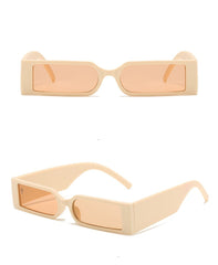 Unisex Rectangular 'Galaxy' Plastic Sunglasses