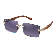 Women's Square Rimless 'Goddess' Sunglasses