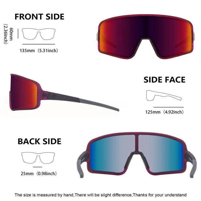 Unisex 'The Storm' Polarized Active Sport & Biking Sunglasses