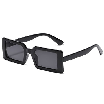 Women's Small Rectangular 'Laarni' Plastic Sunglasses