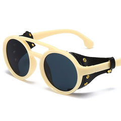 Men's Retro Round 'Cherry' Plastic Sunglasses