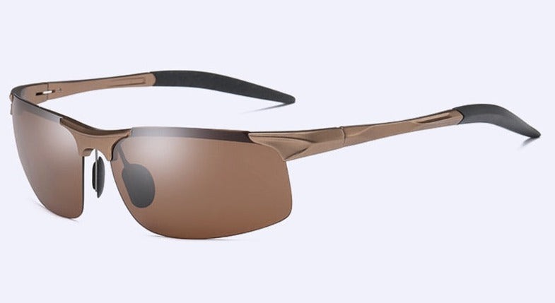 Men's Polarized Sports 'Lazar Eye Wear' Metal Sunglasses