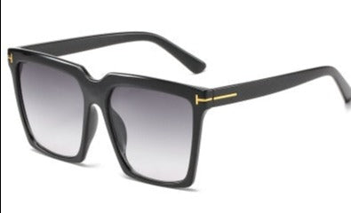 Women's Oversized Square 'Silky' Plastic Sunglasses