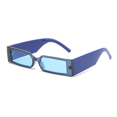 Unisex Rectangular 'Galaxy' Plastic Sunglasses