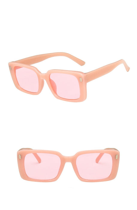 Women's Oversized Square Big 'IQ' Plastic Sunglasses