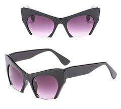 Women's Half Frame Cat Eye 'Appeals' Plastic Sunglasses