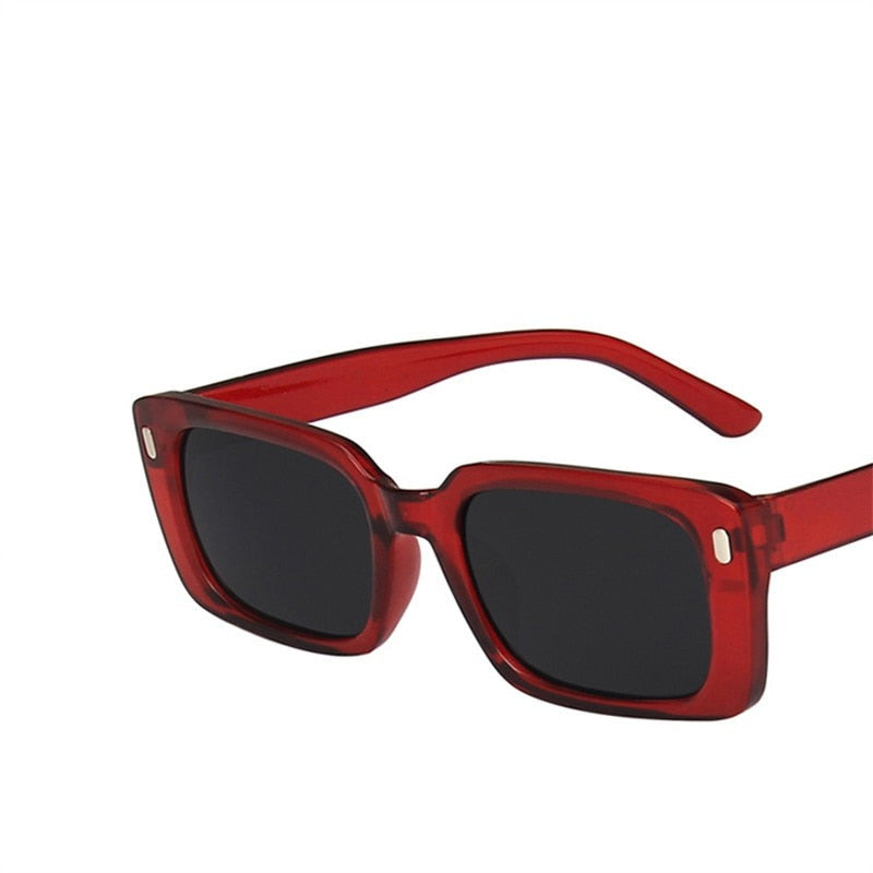 Women's Oversized Square Big 'IQ' Plastic Sunglasses