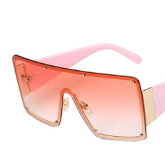 Women's Browline 'Futuristic' Square Sunglasses