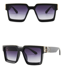 Unisex Square 'The Banned Shades' Plastic Sunglasses