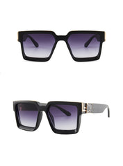 Men's Square 'Snazzy Shades' Plastic Sunglasses