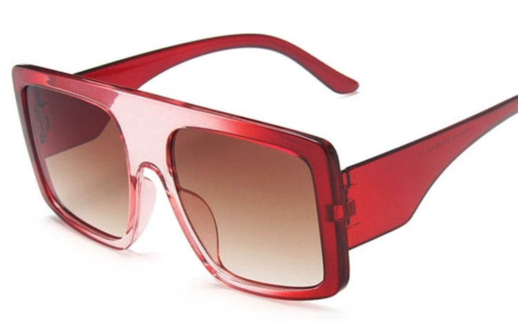 Women's Oversized Square 'Creep ' Plastic Sunglasses