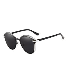 Women's Elegant Cat Eye 'Southern' Metal Sunglasses