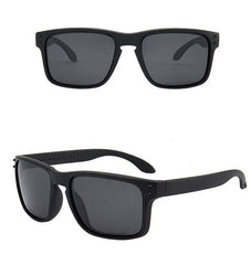 Men's Polarized Square 'Trevor Sign' Plastic Sunglasses