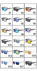 Men's Polarized Square 'Trevor Sign' Plastic Sunglasses