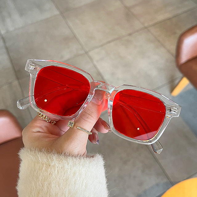 Women's Square Vintage 'Bambie' Plastic Sunglasses