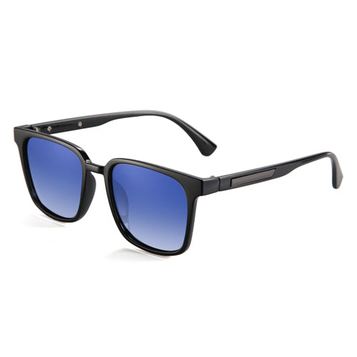 Men's Square Polarized 'Marwani' Plastic Sunglasses