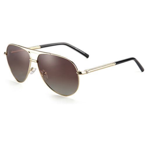 Men's Aviator Oval 'Top Gun' Metal Sunglasses