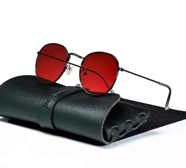 2022 New Fashion Metal Polarized Men's Sunglasses Vintage Color