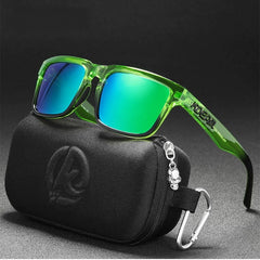 Men's Polarized Square 'Grinch Eye Wear' Plastic Sunglasses