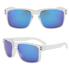 Men's Polarized Square 'Trevor Sign' Plastic Sunglasses