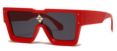 Women's Oversized Square 'Vanilla Eye Glass' Plastic Sunglasses