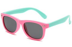 Kid's Boys Square 'Green Man' Plastic  Sunglasses