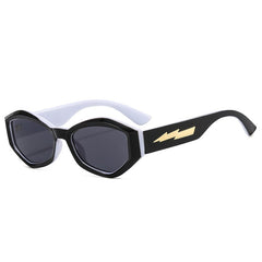 Women's Retro Irregular 'Flower Gaze' Cat Eye Sunglasses