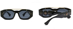 Women's Rectangle 'Olivia Fairy' Plastic Sunglasses