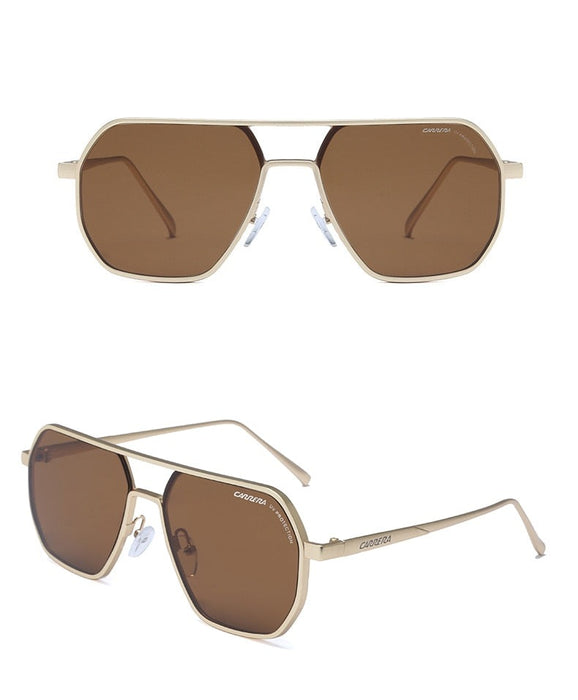Unisex Square 'Jazz' Alloy Sunglasses