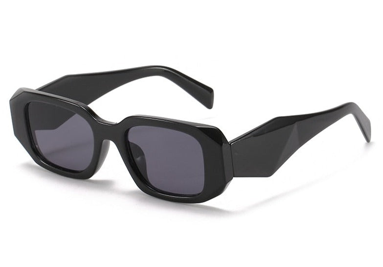 Women's Vintage Square 'Moli' Plastic Sunglasses