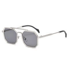 Unisex Polygon Punk 'Skies' Metal Sunglasses