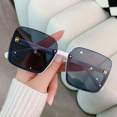 Women's Rectangle 'Jessy' Plastic  Sunglasses