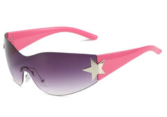 Women's Sports 'Morwen' Plastic Sunglasses