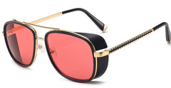 Unisex Costume Polarized 'Mission Eye Wear' Metal Sunglasses