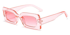 Women's Vintage Rectangle 'Boulder' Plastic Sunglasses