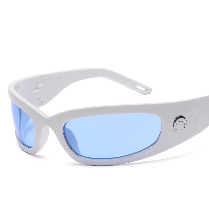 Women's Trendy Moon 'Eye Candy' Rectangular Sunglasses