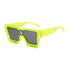 Women's Square 'Shanaia Twain' Plastic Sunglasses