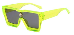 Women's Oversized Square 'Vanilla Eye Glass' Plastic Sunglasses