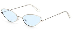 Women's Small Oval 'Alynx' Metal Sunglasses