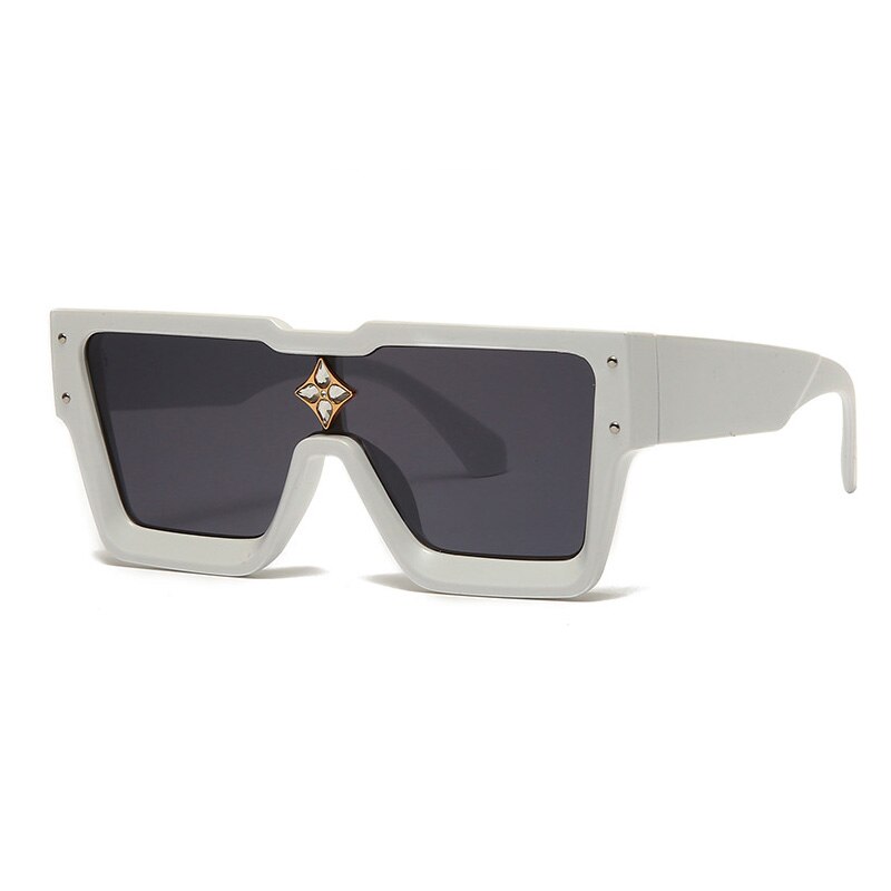 Women's Square 'Shanaia Twain' Plastic Sunglasses