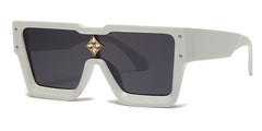 Women's Oversized Square 'Vanilla Eye Glass' Plastic Sunglasses