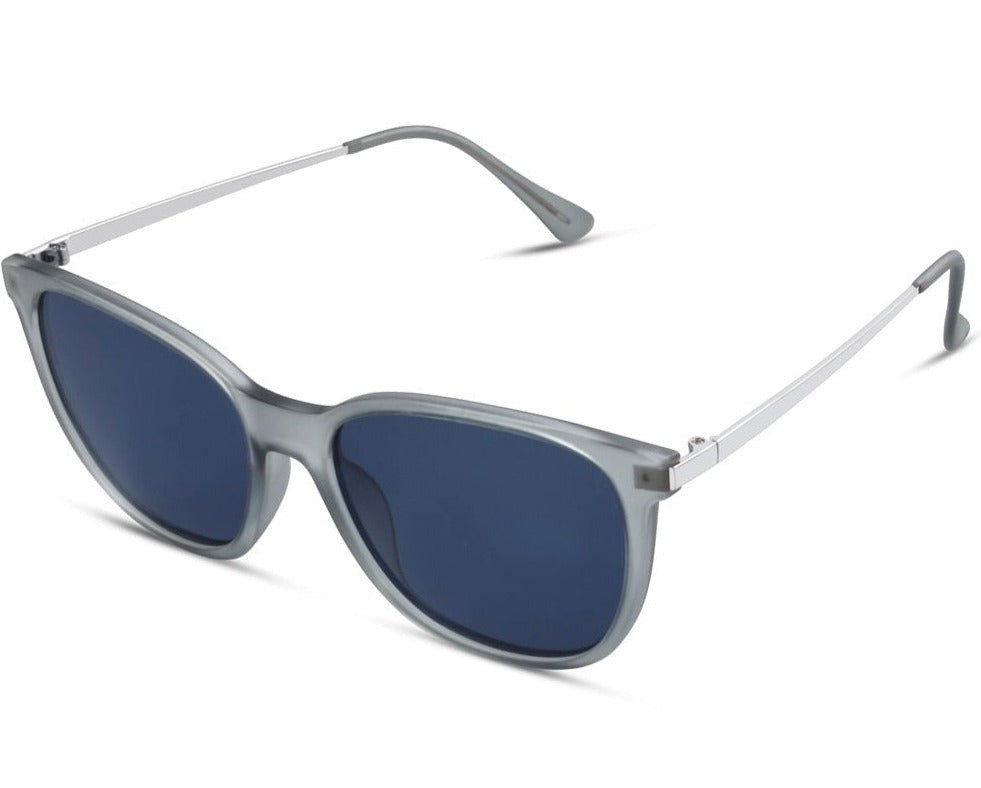 Women's Square Polarized 'Hookie' Metal Sunglasses