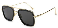 Unisex Costume Polarized 'Mission Eye Wear' Metal Sunglasses