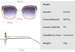 Women's Vintage Luxury Pearl 'Radikle' Sunglasses