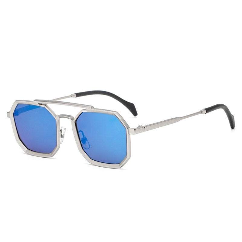 Unisex Polygon Punk 'Skies' Metal Sunglasses